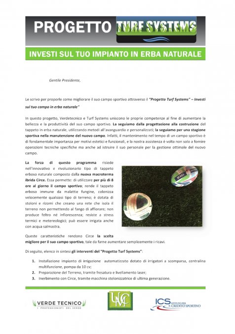 Progetto TurfSystem