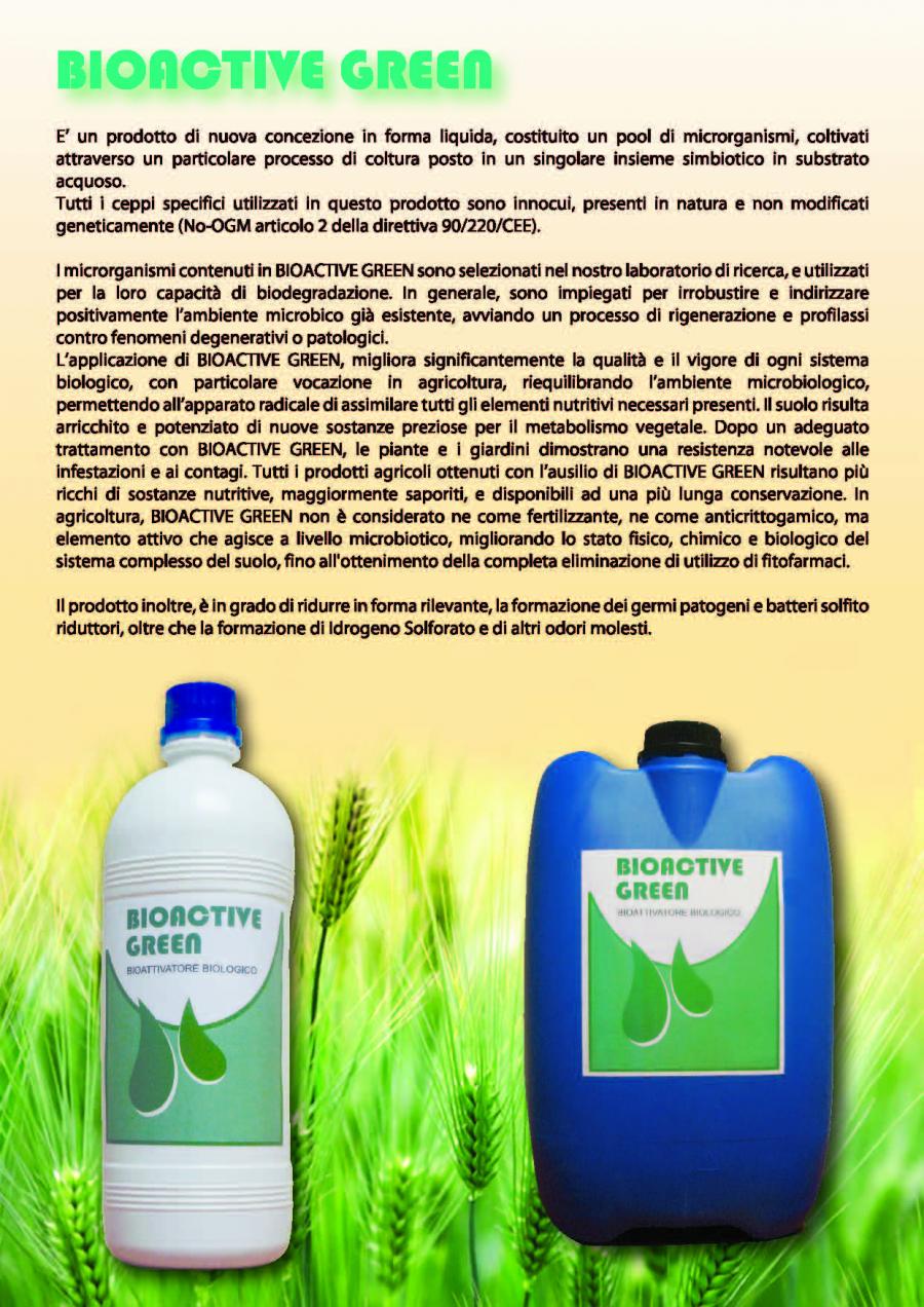 BIOACTIVE GREEN BLACKLAYER - PRODOTTI PER LA DIFESA DEL PRATO